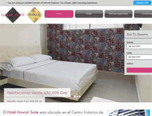 Tablet Screenshot of hotelhawaiisuite.com